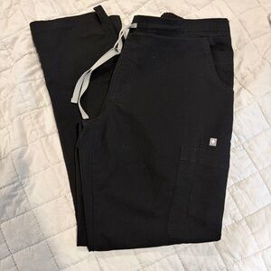 Figs Black Scrub Pants